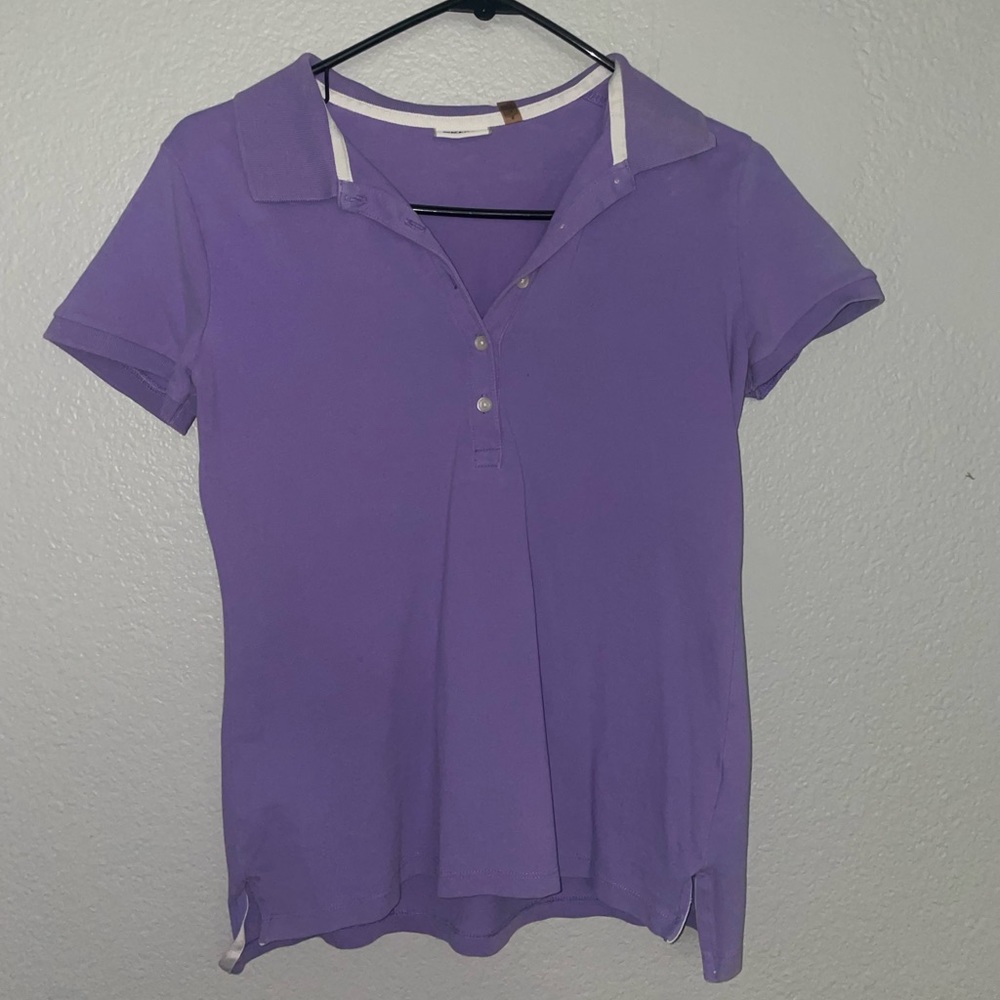 BOXY FIT WOMENS POLO SMALL